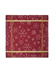 SANDER | Weihnachts Mitteldecke 100x100cm VAIL Olive | rot