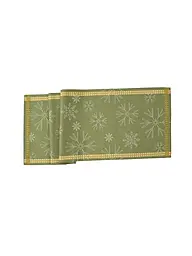 SANDER | Weihnachts Tischläufer 47x150cm Olive Red | olive