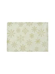 SANDER | Weihnachts Tischset 35x50cm CRISTALLO LUCE Ecru/Gold | creme