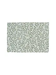 SANDER | Weihnachts Tischset 35x50cm MISTY Ecru/Green | dunkelgrün