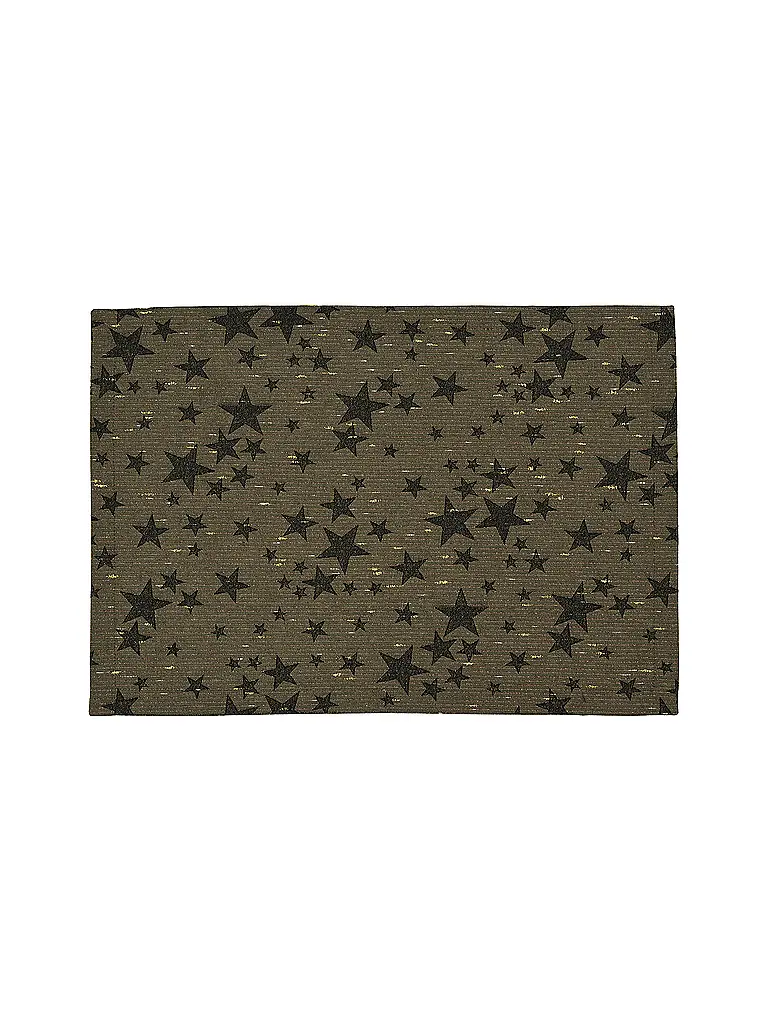 SANDER | Weihnachts Tischset 35x50cm STELLE D'ORO Coffee | braun