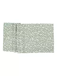 SANDER | Weihnachtsläufer MISTY 50x140cm Ecru / Green | dunkelgrün
