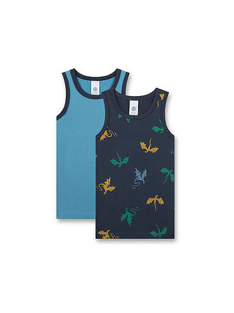 SANETTA | Jungen Unterhemd 2er Pkg. deep blue
