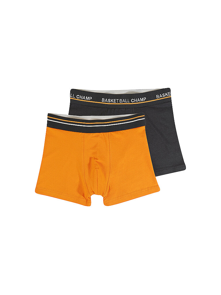 SANETTA Jungen Pant 2er Pkg phantom orange bunt | 140