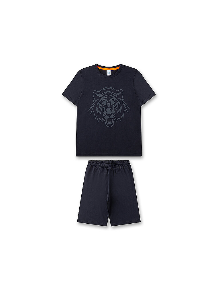 SANETTA Jungen Pyjamae dunkelblau | 140