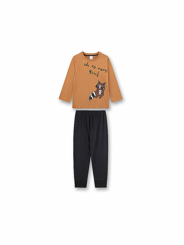 SANETTA Jungen Pyjama  hellbraun | 92