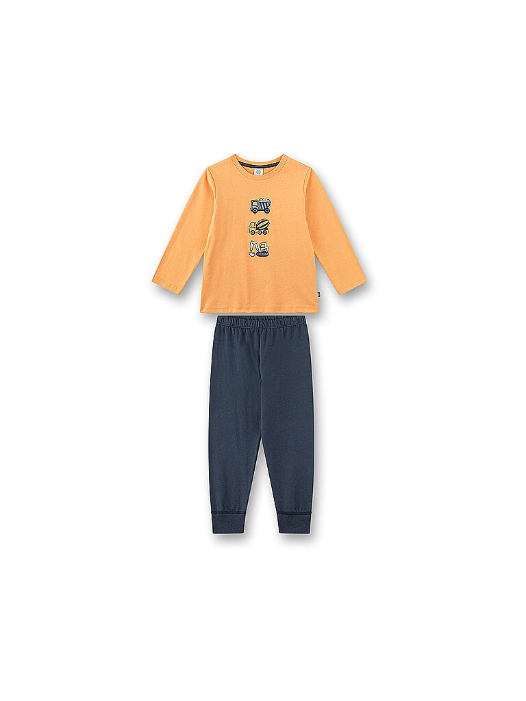 SANETTA Kinder Pyjama orange | 92