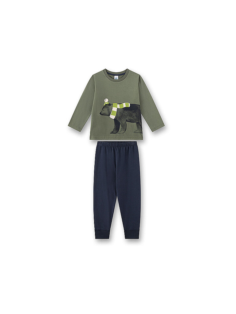 SANETTA Kinder Pyjama olive | 92