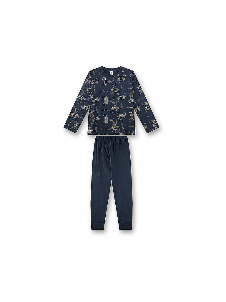 SANETTA Kinder Pyjama  dunkelblau | 176