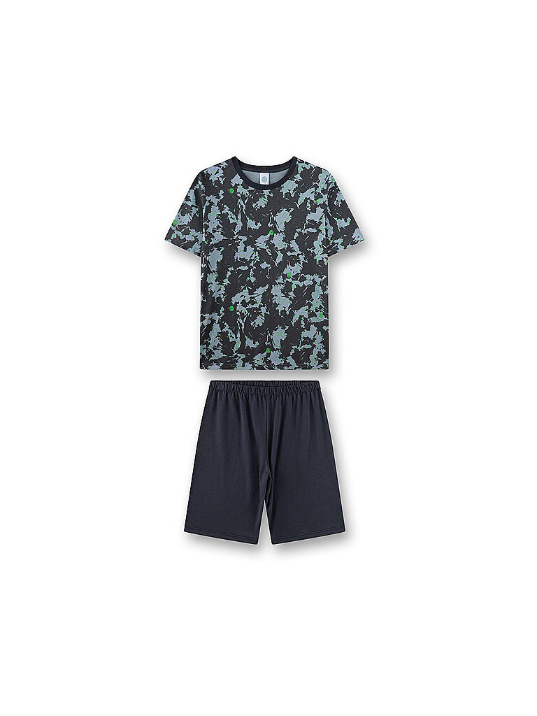 SANETTA Kinder Pyjama T-Shirt und Shorts dark slade grau | 152