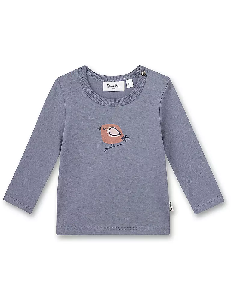 SANETTA | Baby Langarmshirt | blau