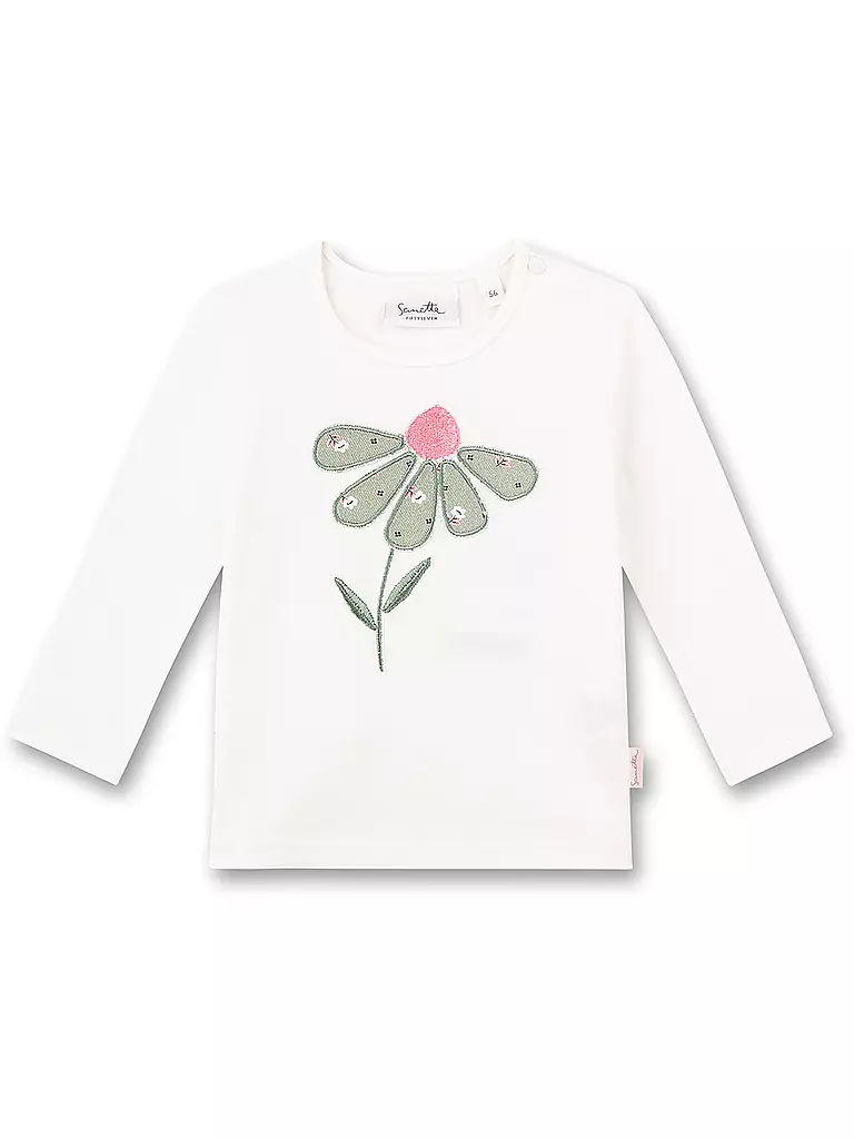 SANETTA | Baby Mädchen Langarmshirt | creme