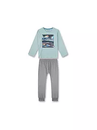 SANETTA | Jungen Pyjama  | hellgrün