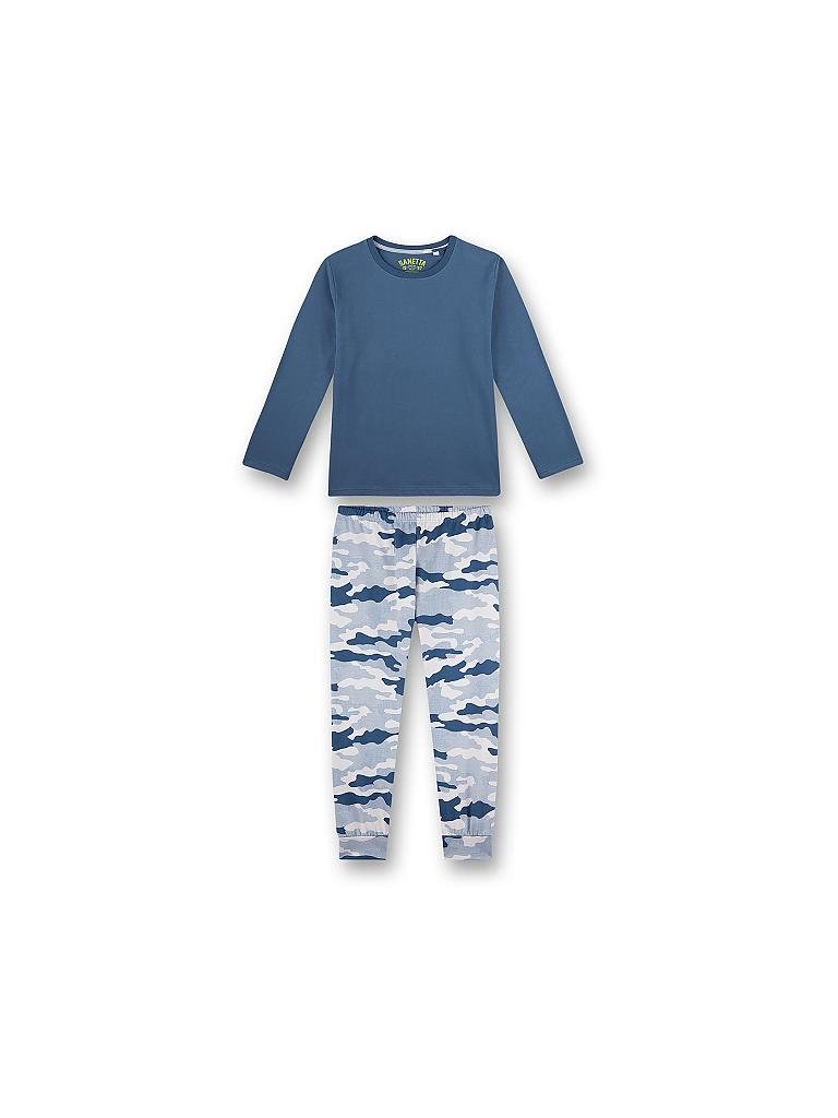 SANETTA | Jungen Pyjama  | blau
