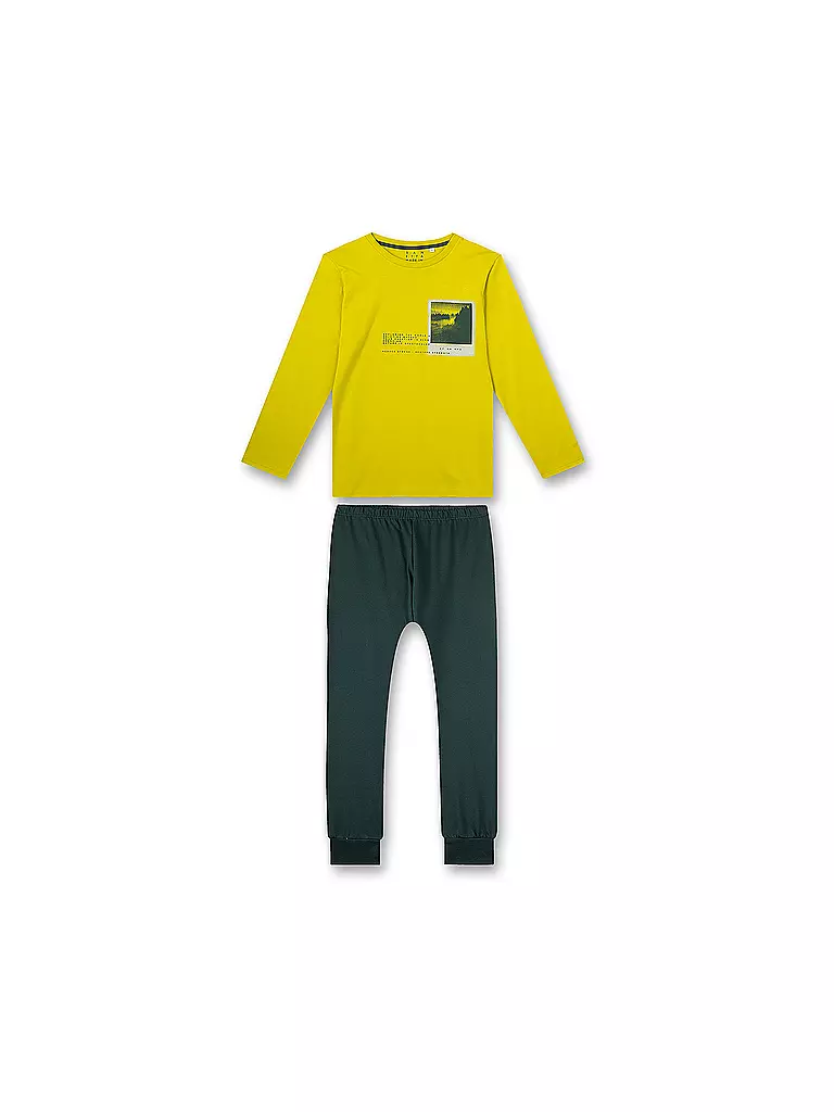 SANETTA | Jungen Pyjama  | grün
