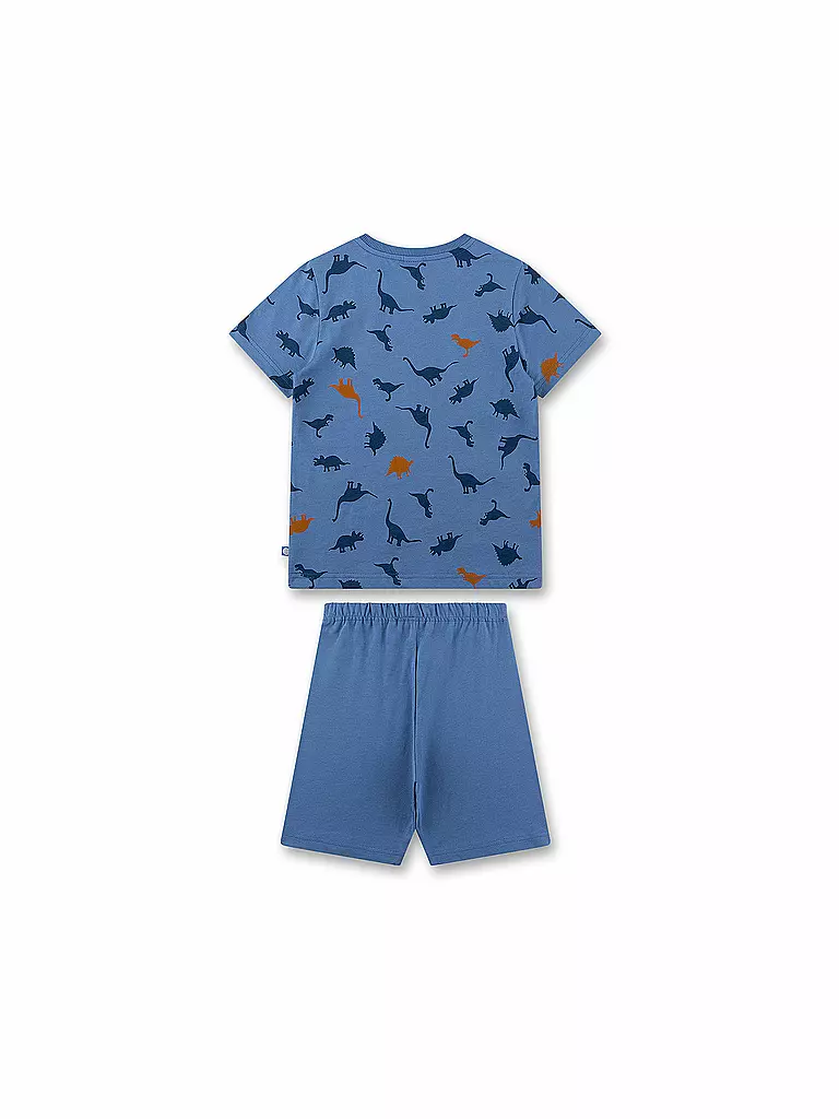 SANETTA | Jungen Pyjama Set 2-teilig (T-Shirt und Shorts) | blau