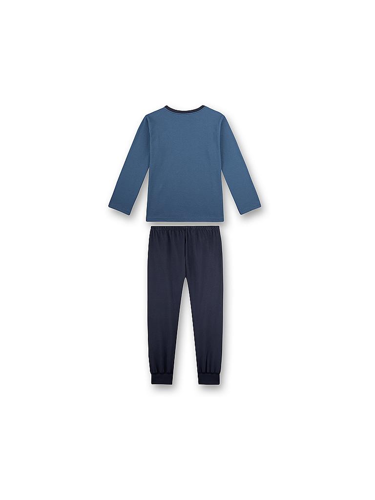 SANETTA | Jungen Pyjama Snowboarder | blau