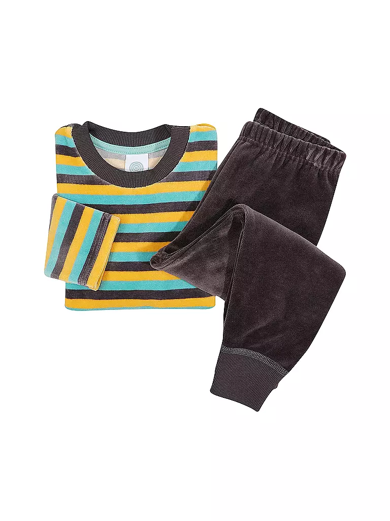 SANETTA | Jungen Pyjama | grün