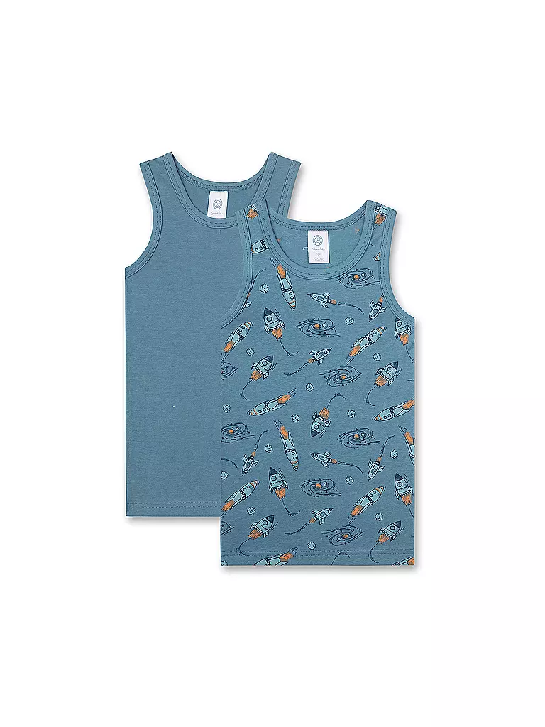 SANETTA | Jungen Shirt 2er Pkg.  | blau