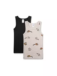 SANETTA | Jungen Top 2er Pkg. nature mel  | grau
