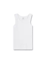 SANETTA | Jungen Unterhemd Casual Cotton | weiss