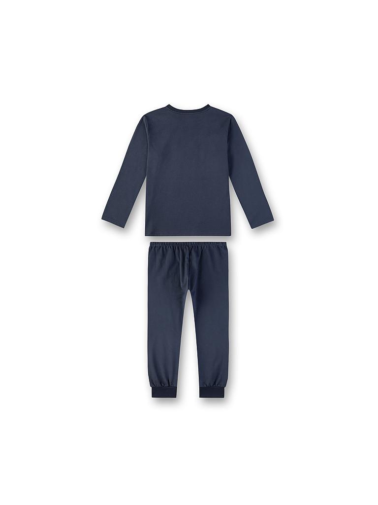 SANETTA | Jungen-Pyjama "Be the Game" | blau