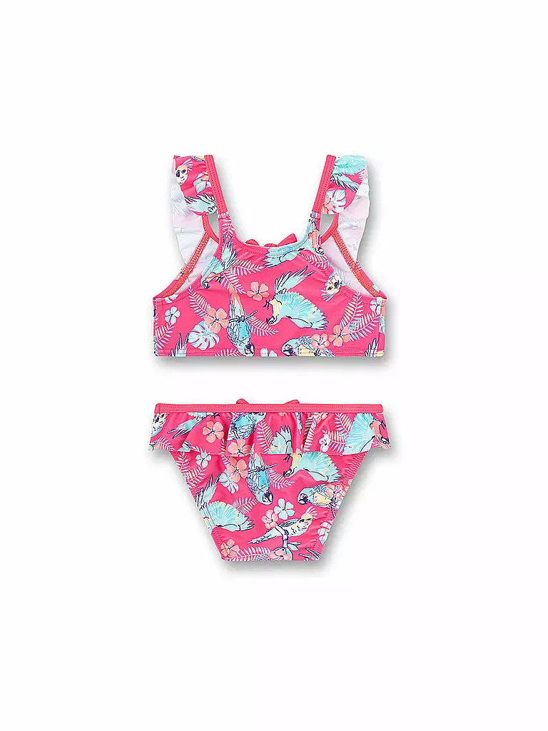 Sanetta Mädchen Bikini - Bunter Ringel Bikini Mit Schleifendetail