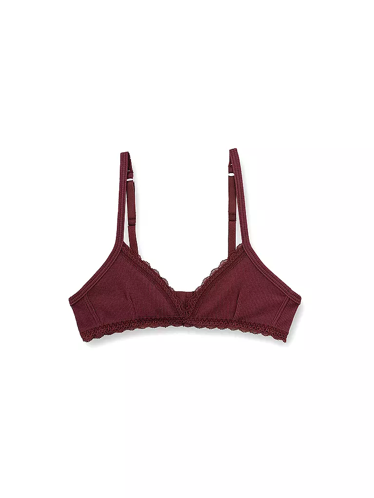 SANETTA | Mädchen Bustier burgundy | dunkelrot