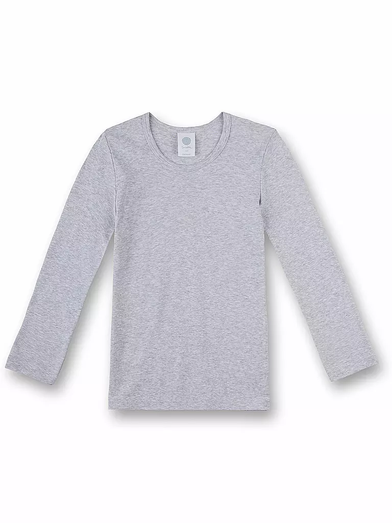 SANETTA | Mädchen Langarmshirt Casual Cotton Grau | grau