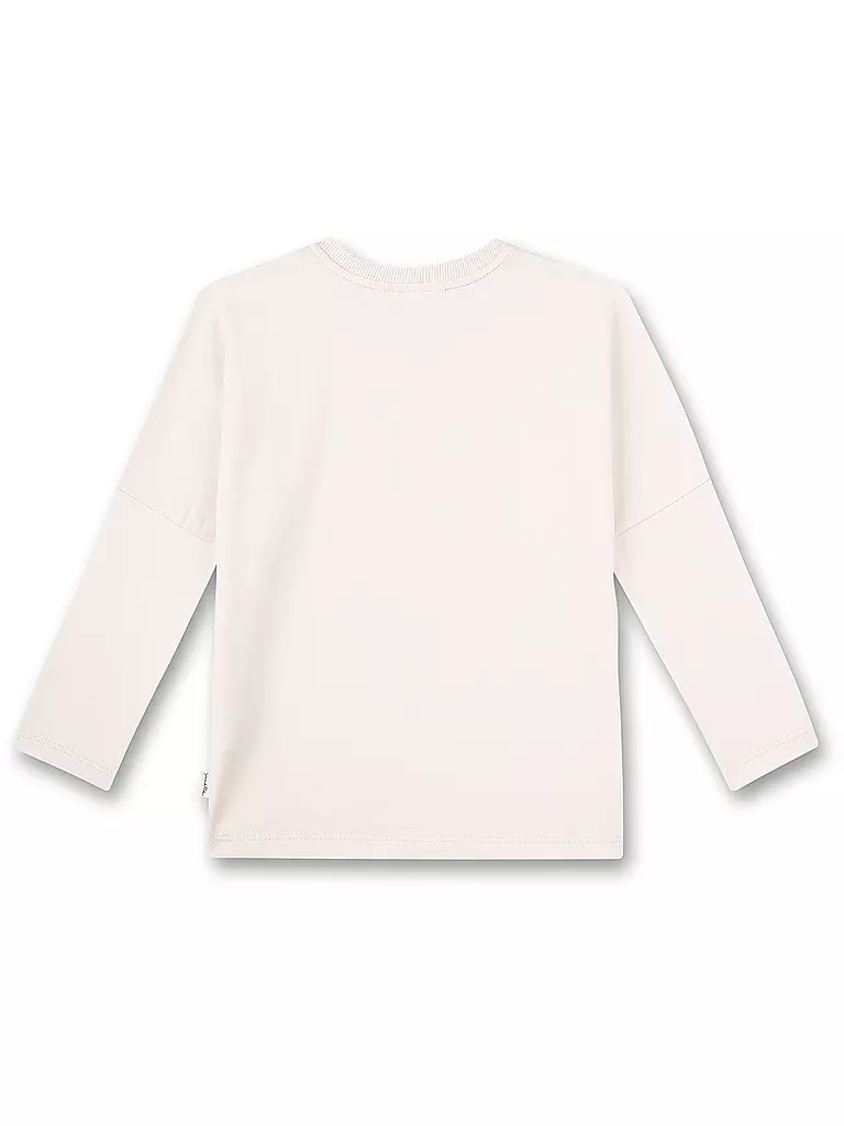 SANETTA | Mädchen Langarmshirt | weiss