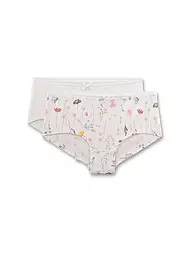 SANETTA | Mädchen Pants 2er Pkg. white pebb | creme