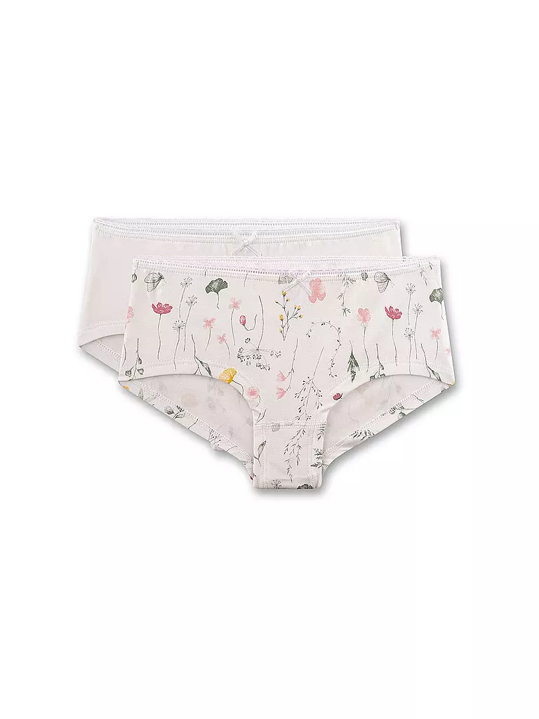 SANETTA | Mädchen Pants 2er Pkg. white pebb | creme