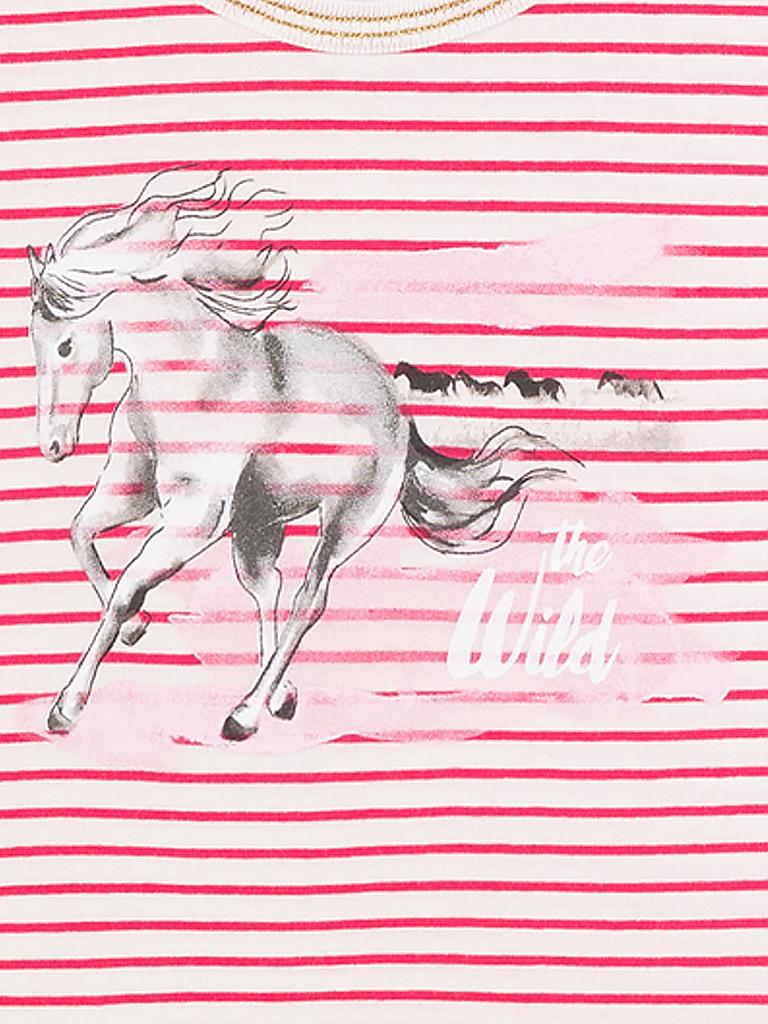 SANETTA | Mädchen Pyjama "Horse Power" | rosa