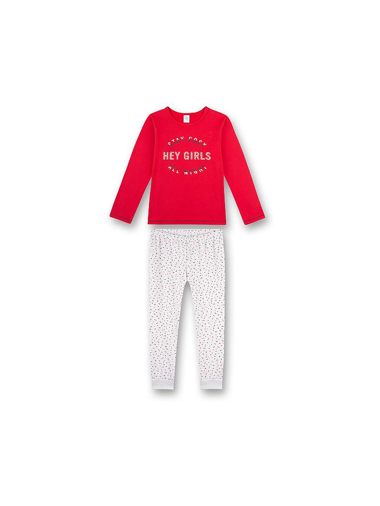 SANETTA | Mädchen Pyjama Hey Girls | rot