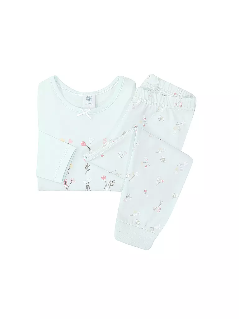 SANETTA | Mädchen Pyjama | mint