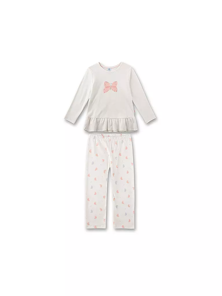 SANETTA | Mädchen Pyjama | creme