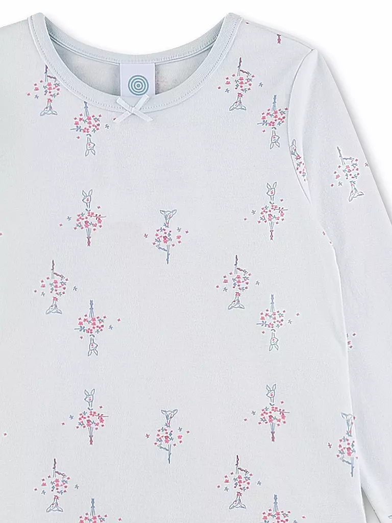 SANETTA | Mädchen Pyjama | hellblau