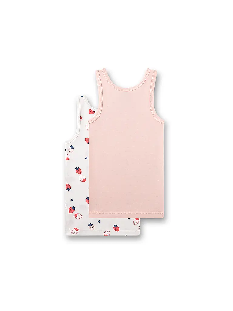 SANETTA | Mädchen Top - Unterhemd 2er Pkg. white pebb | 