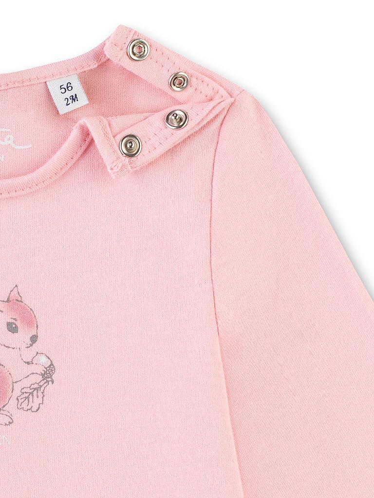 SANETTA | Mädchen-Langarmshirt "Eichhörnchen" | pink