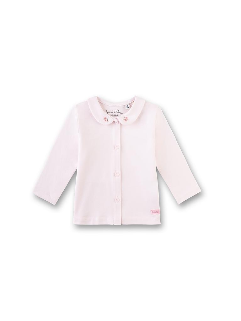 Sanetta Langarmshirt (1-tlg), Minimalistisch Gestaltetes Artwork In