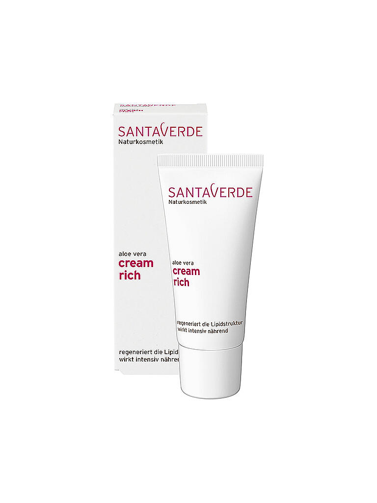 SANTAVERDE | Gesichtscreme - Aloe Vera cream rich 30ml | keine Farbe