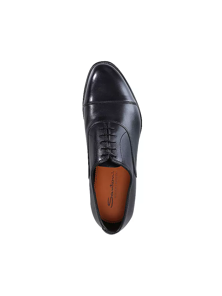 SANTONI | Lederschuhe Derby | schwarz
