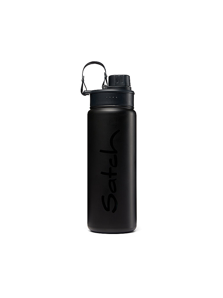Edelstahl Trinkflasche 500 ml black grey