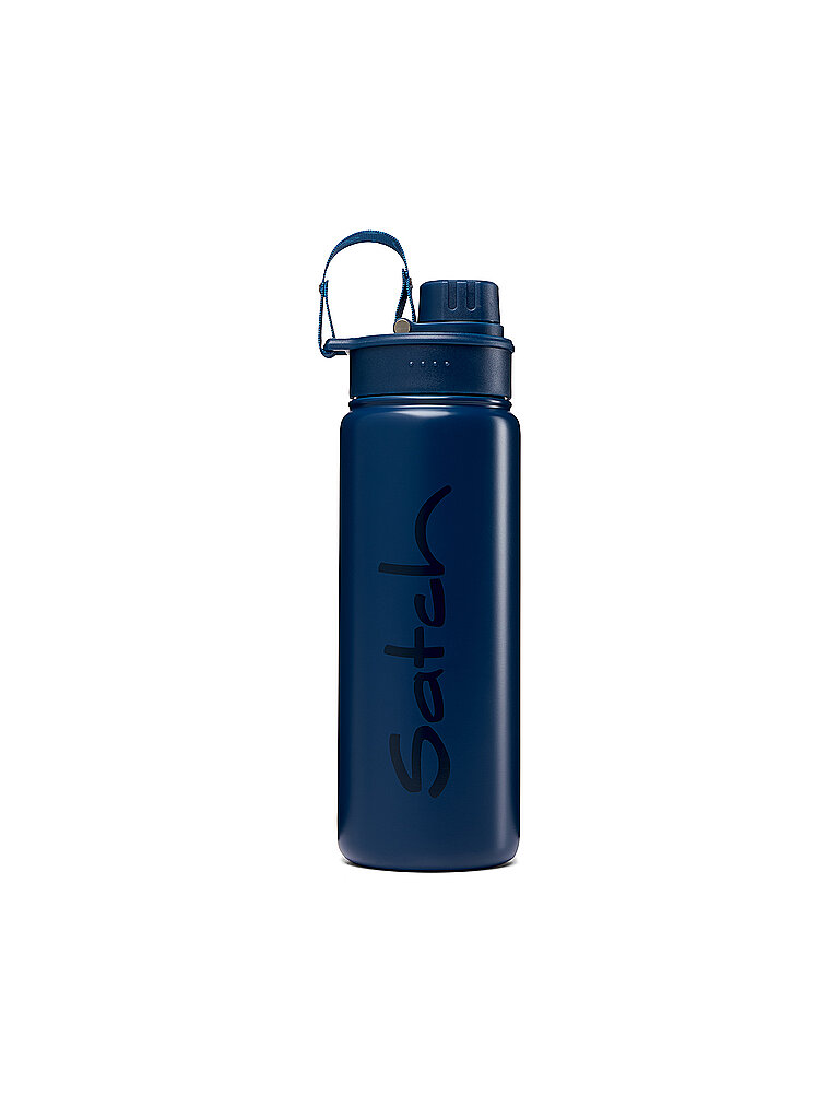 Edelstahl Trinkflasche Blue Steel 500 ml blau