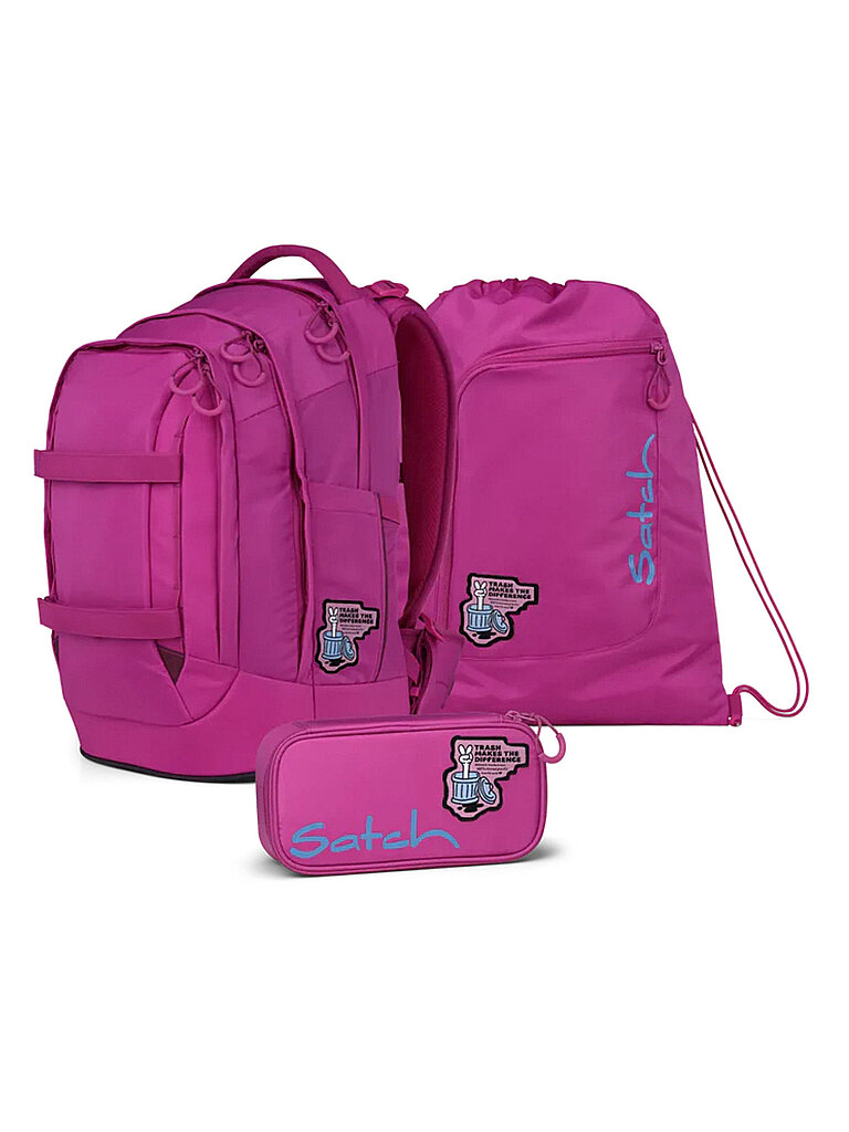 SATCH Schulrucksack Set  PACK Fearless Pink