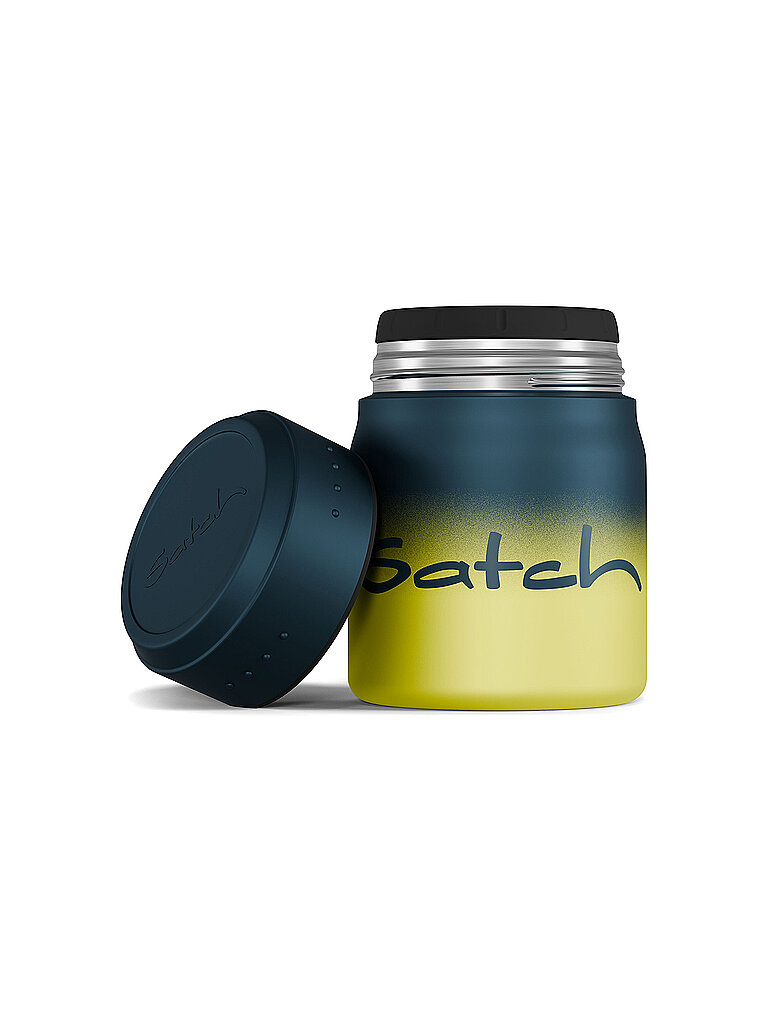 SATCH Thermo Lunchbox Blue Graffitti