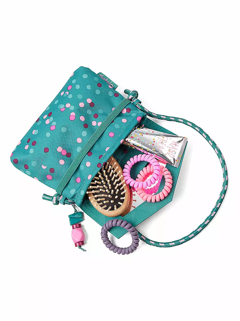 SATCH | Clutch - Girlsbag Happy Confetti | türkis