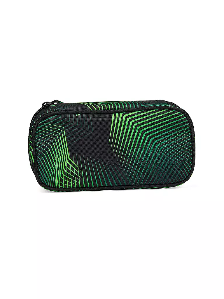 SATCH | Federpenal - Schlamperbox Seismic Green | schwarz