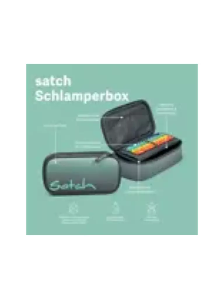 SATCH | Federpenal - Schlamperbox Seismic Pink | schwarz