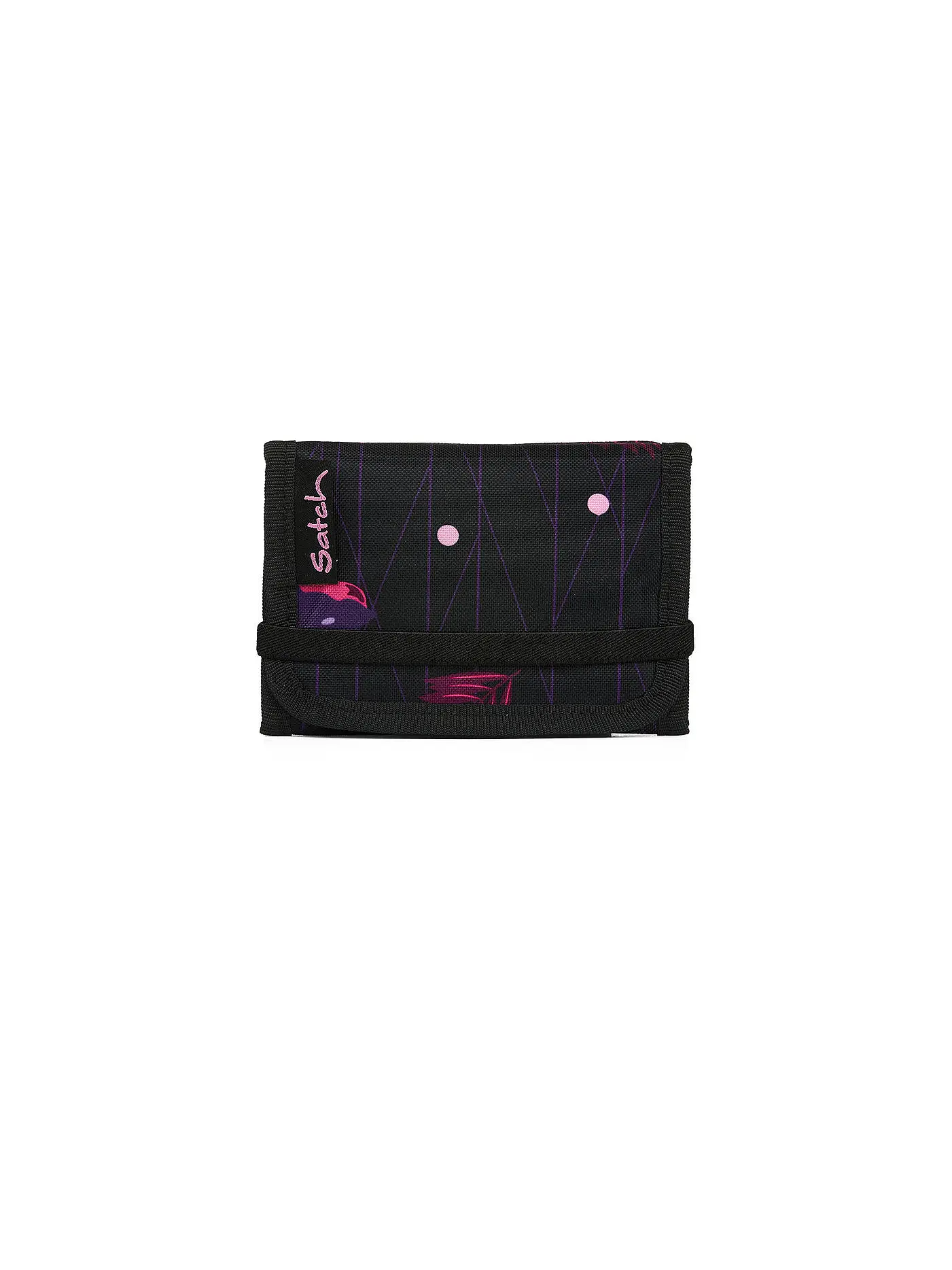 SATCH | Geldbeutel Bloomy Breeze | schwarz